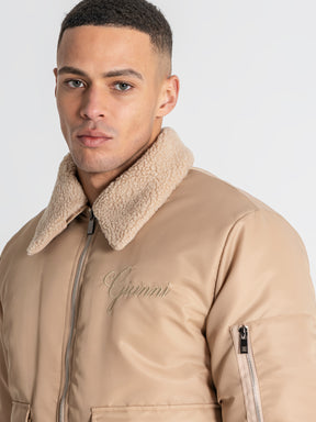 bombers / Beige Gianni Bomber Jacket