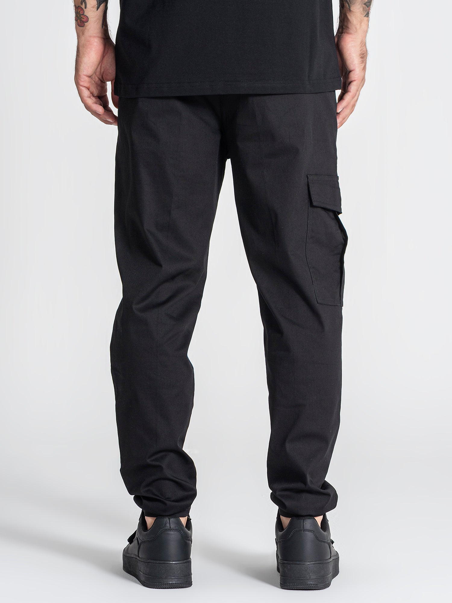 pants / Black Cargo Chino Pants