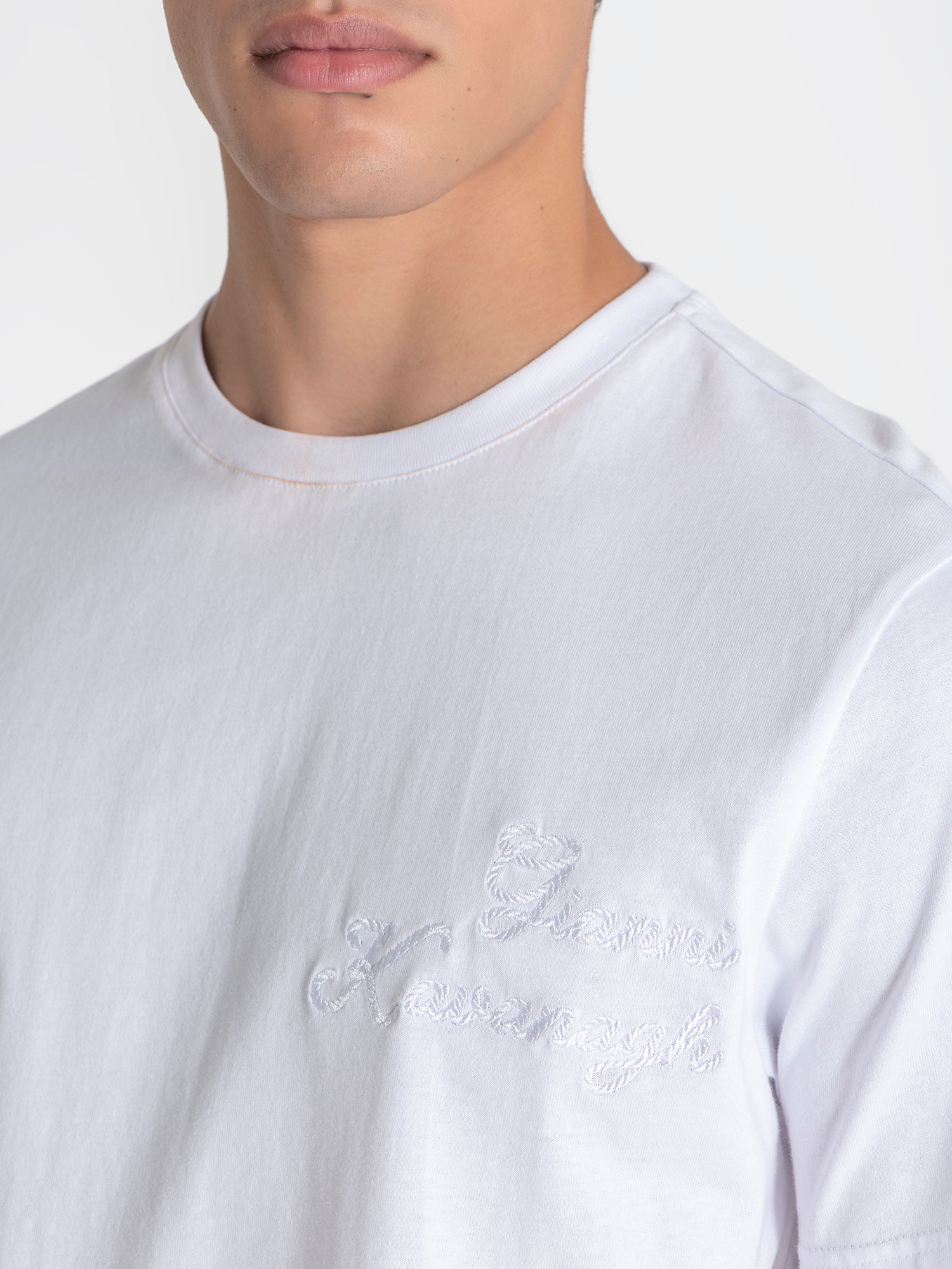 t-shirts / White Handwritten Tee