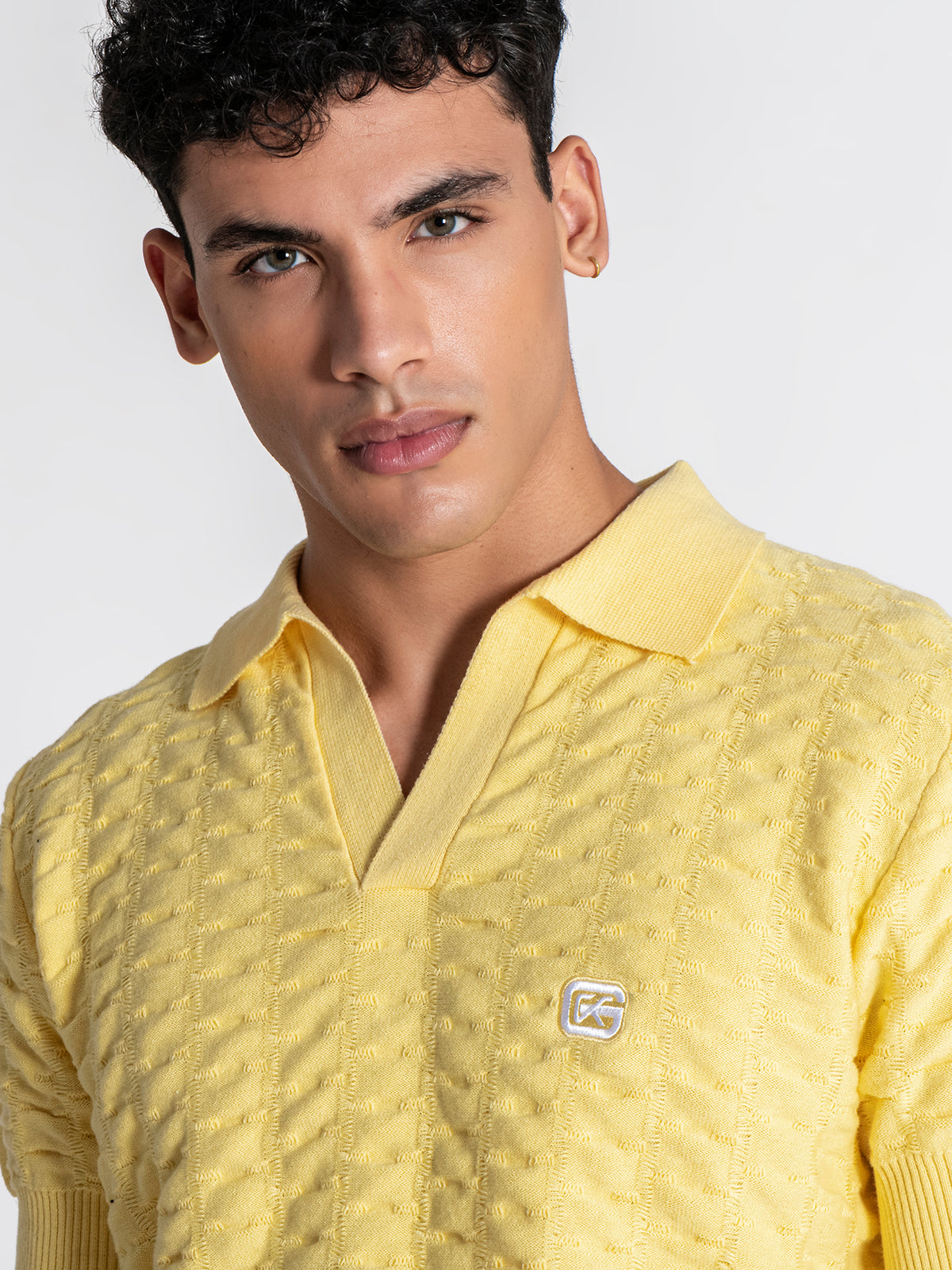 polos / Yellow GK Knit Polo