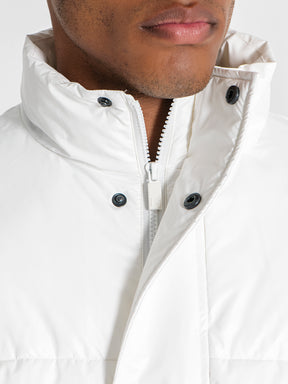 puffers / White Statement Puffer Jacket