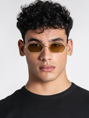 sunglasses / Green Geometric Sunglasses