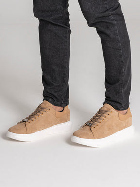 sneakers / Camel Elevated Sneakers