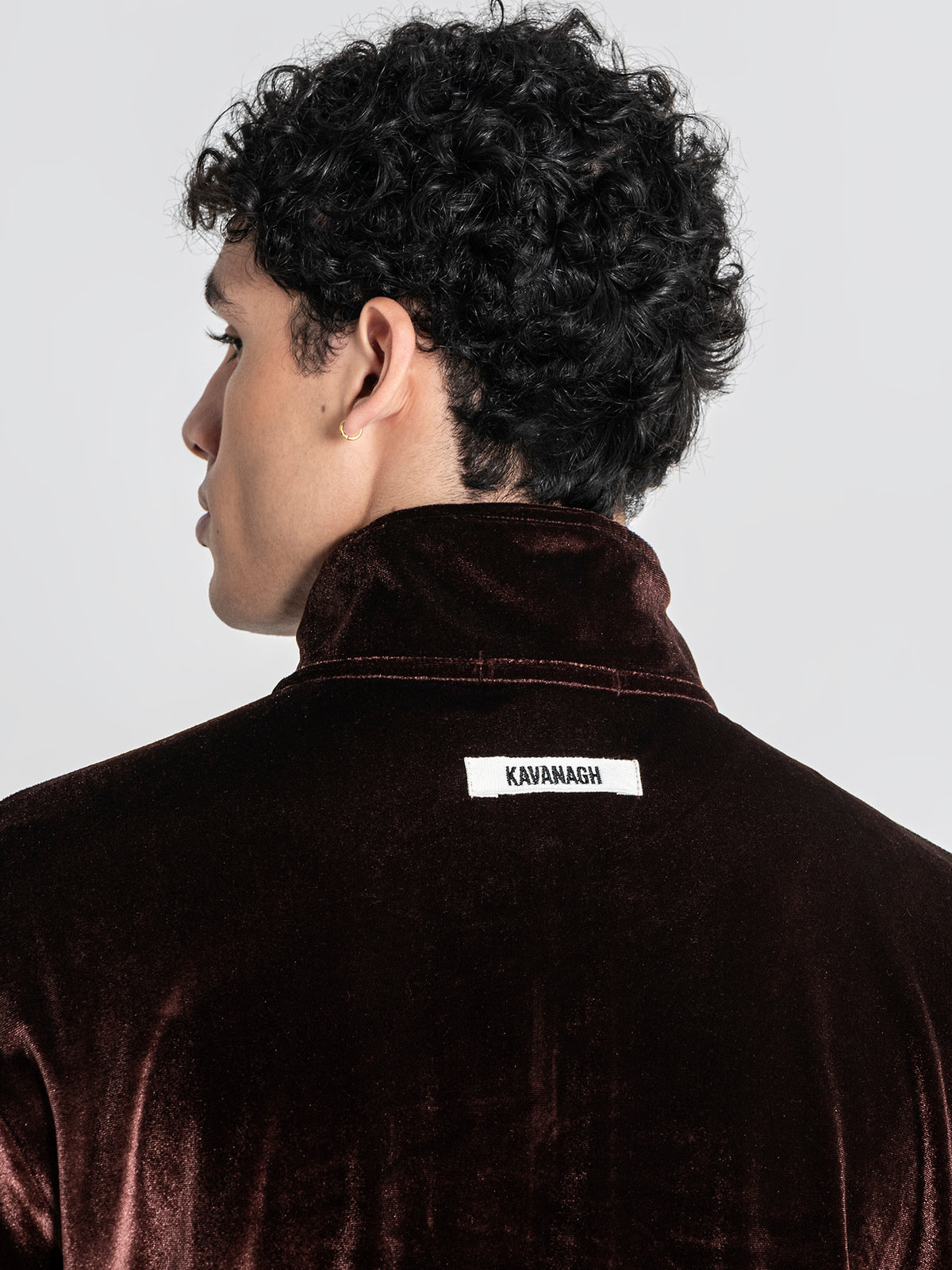 zip jackets / Brown GK Tape Zip Jacket