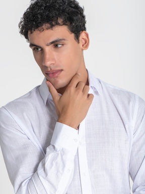 shirts / White Linen Shirt