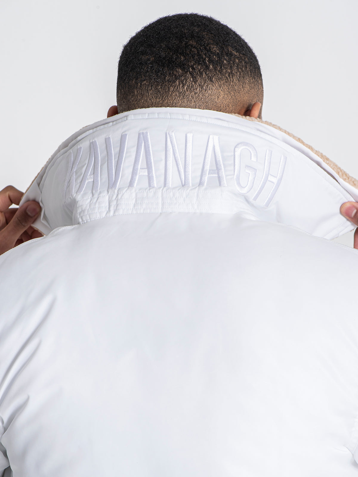 jackets / White Aviator Jacket