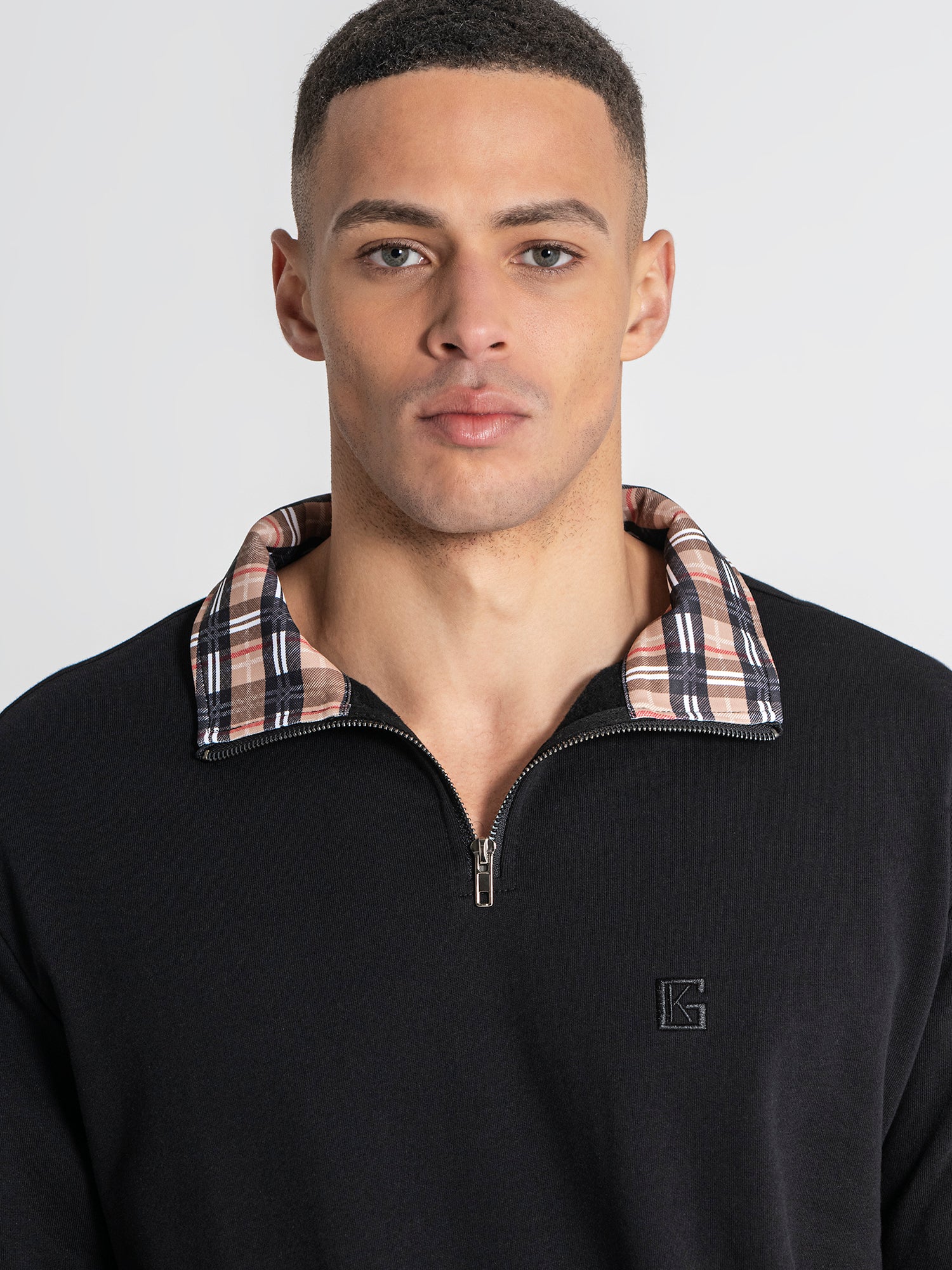 sweats / Black British Zip Sweat