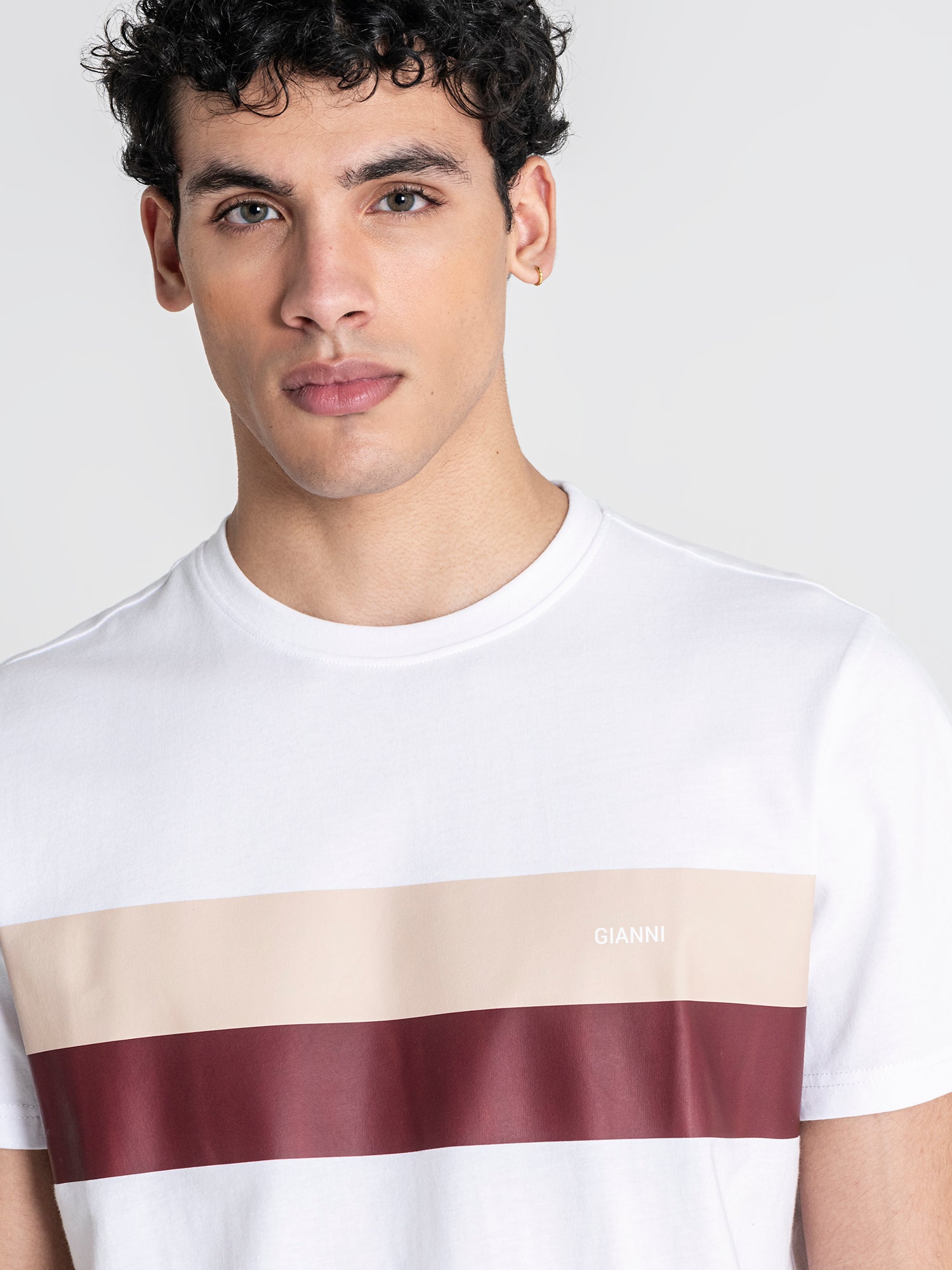 t-shirts / White Block Tee