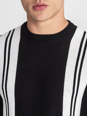 t-shirts / Black Tower Knit Tee