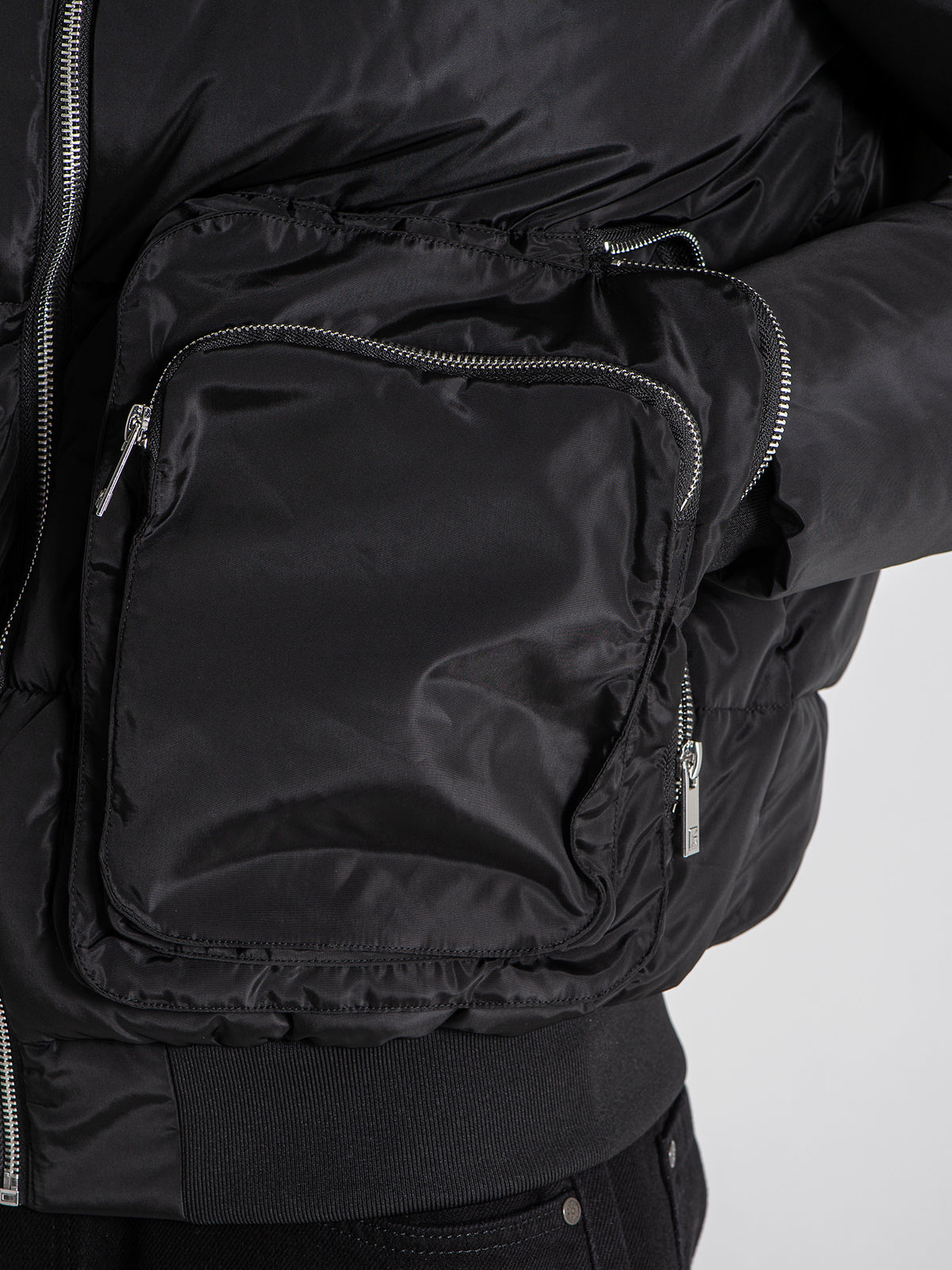 puffers / Black Utility Puffer Jacket