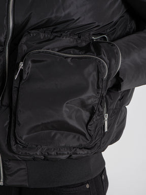 puffers / Black Utility Puffer Jacket