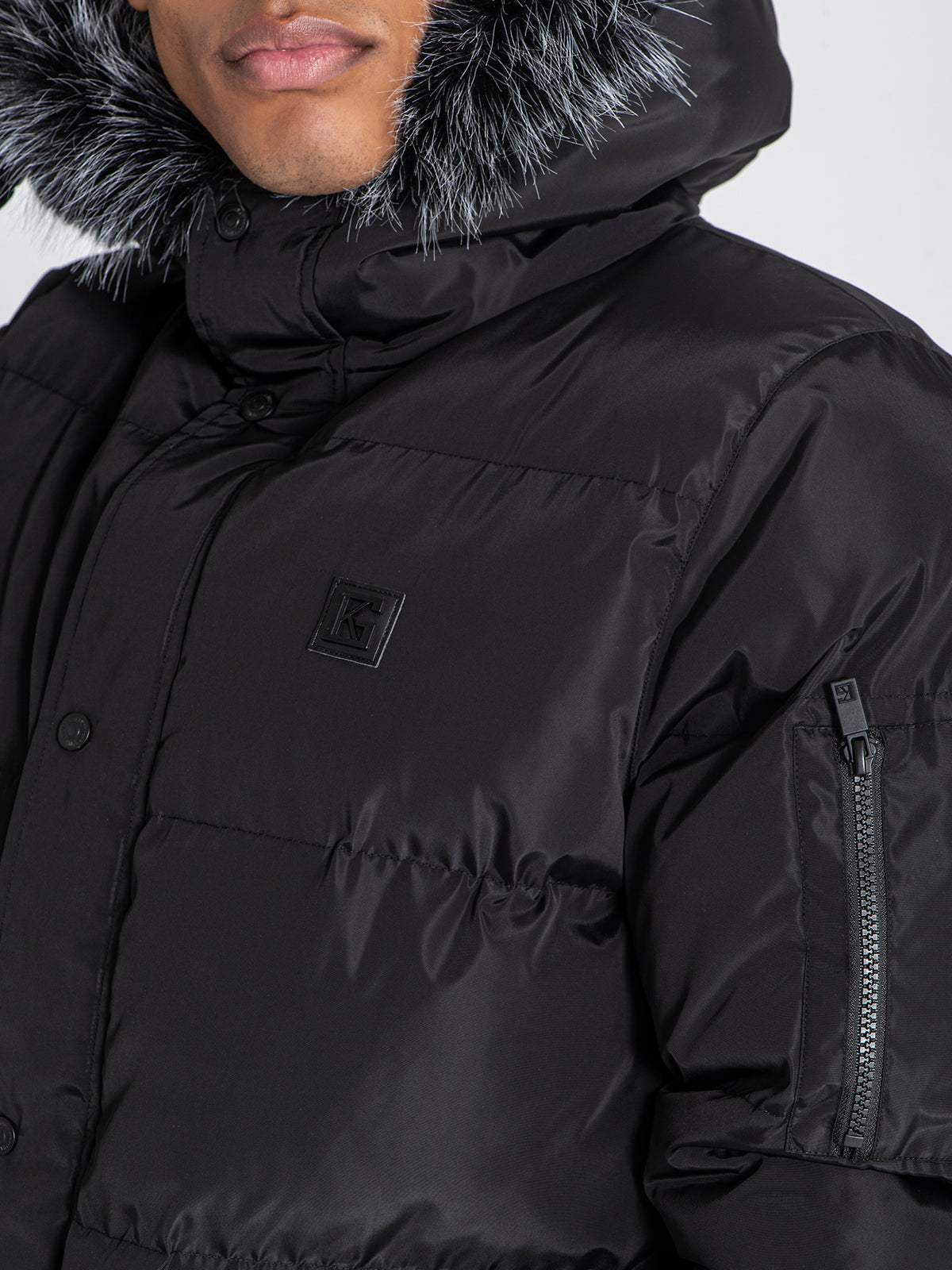 overcoats / Black Core Coat