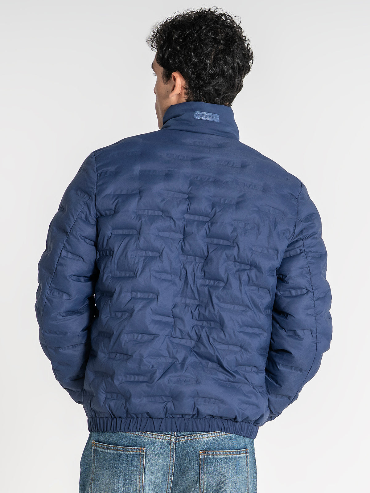 Casaco Puffer Azul Code