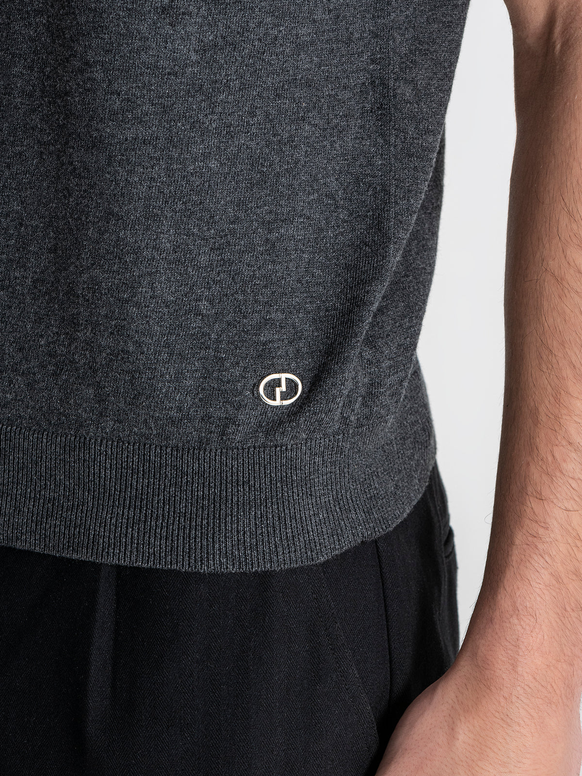 t-shirts / Grey Soft Knit Tee