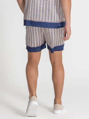 shorts / Blue GG Mania Satin Shorts