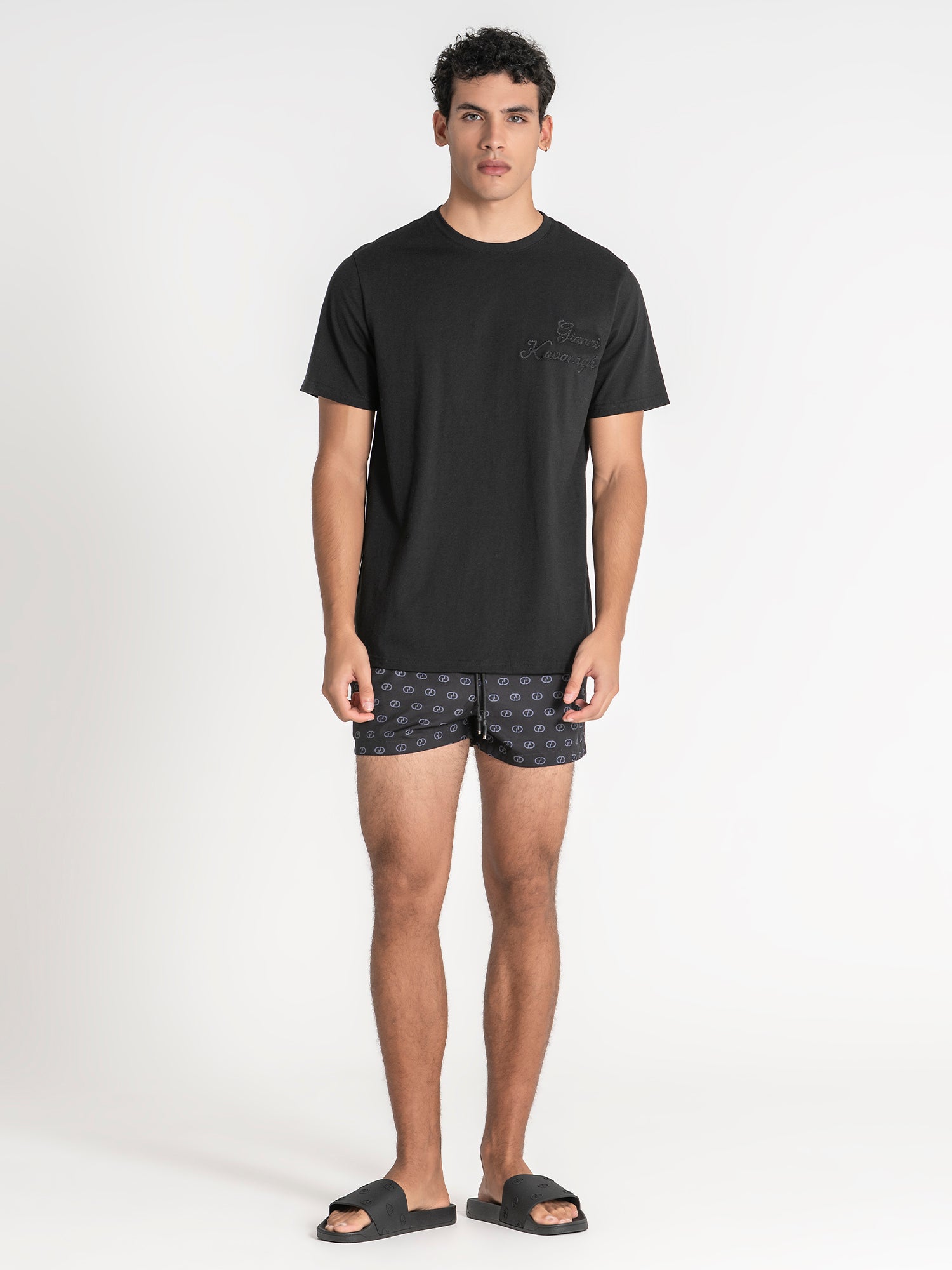 t-shirts / Black Handwritten Tee