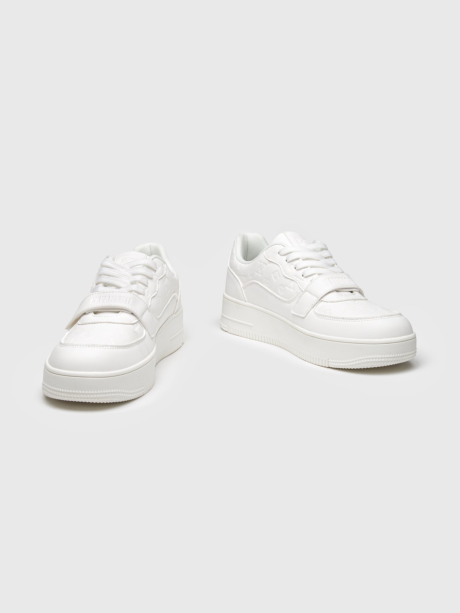 sneakers / White Logomania Velcro Sneakers