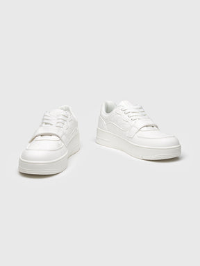 sneakers / White Logomania Velcro Sneakers