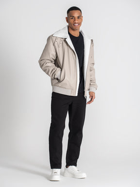 jackets / Grey Cocoon Sherpa Jacket