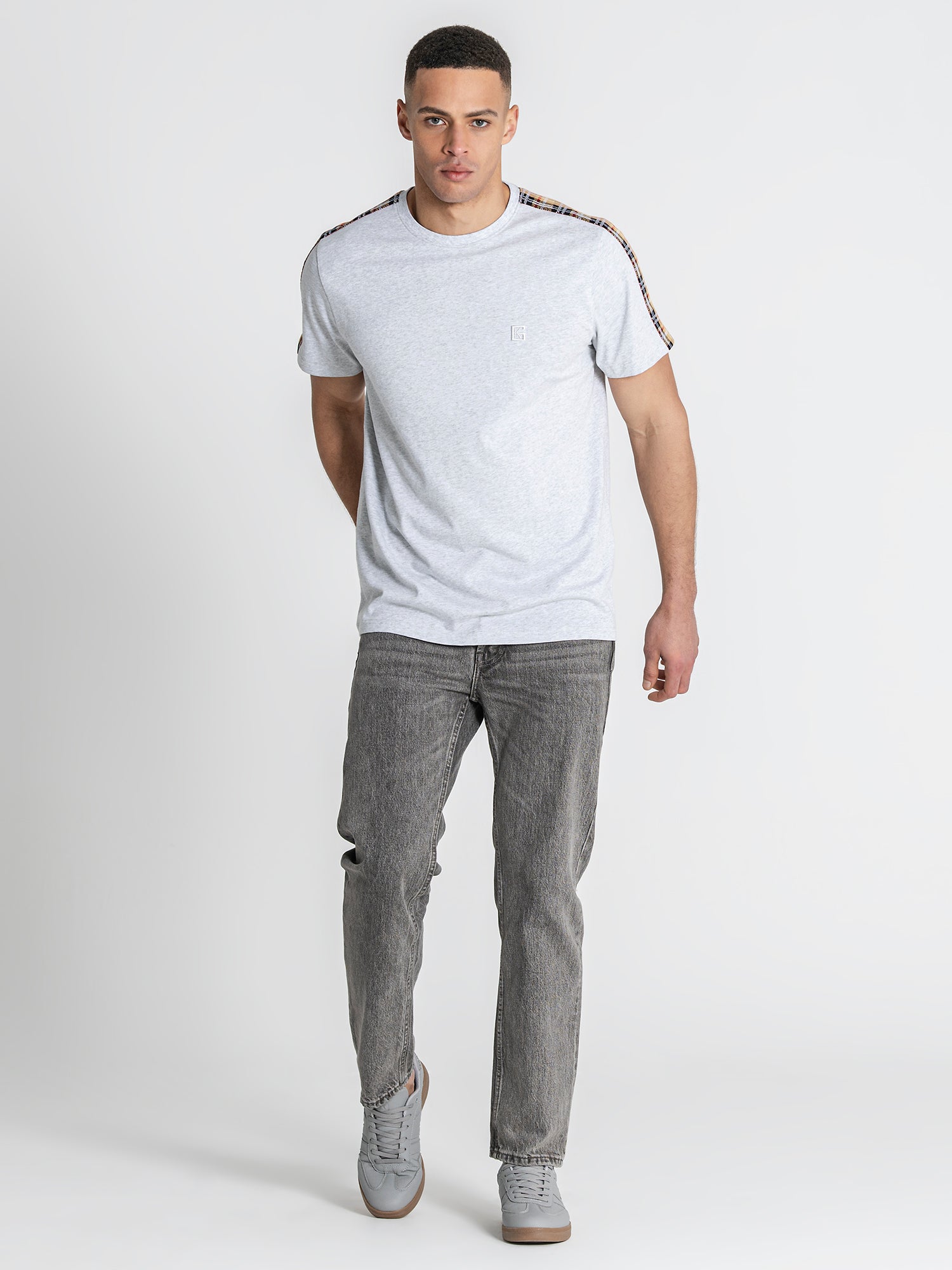 t-shirts / Grey Melange British Tee