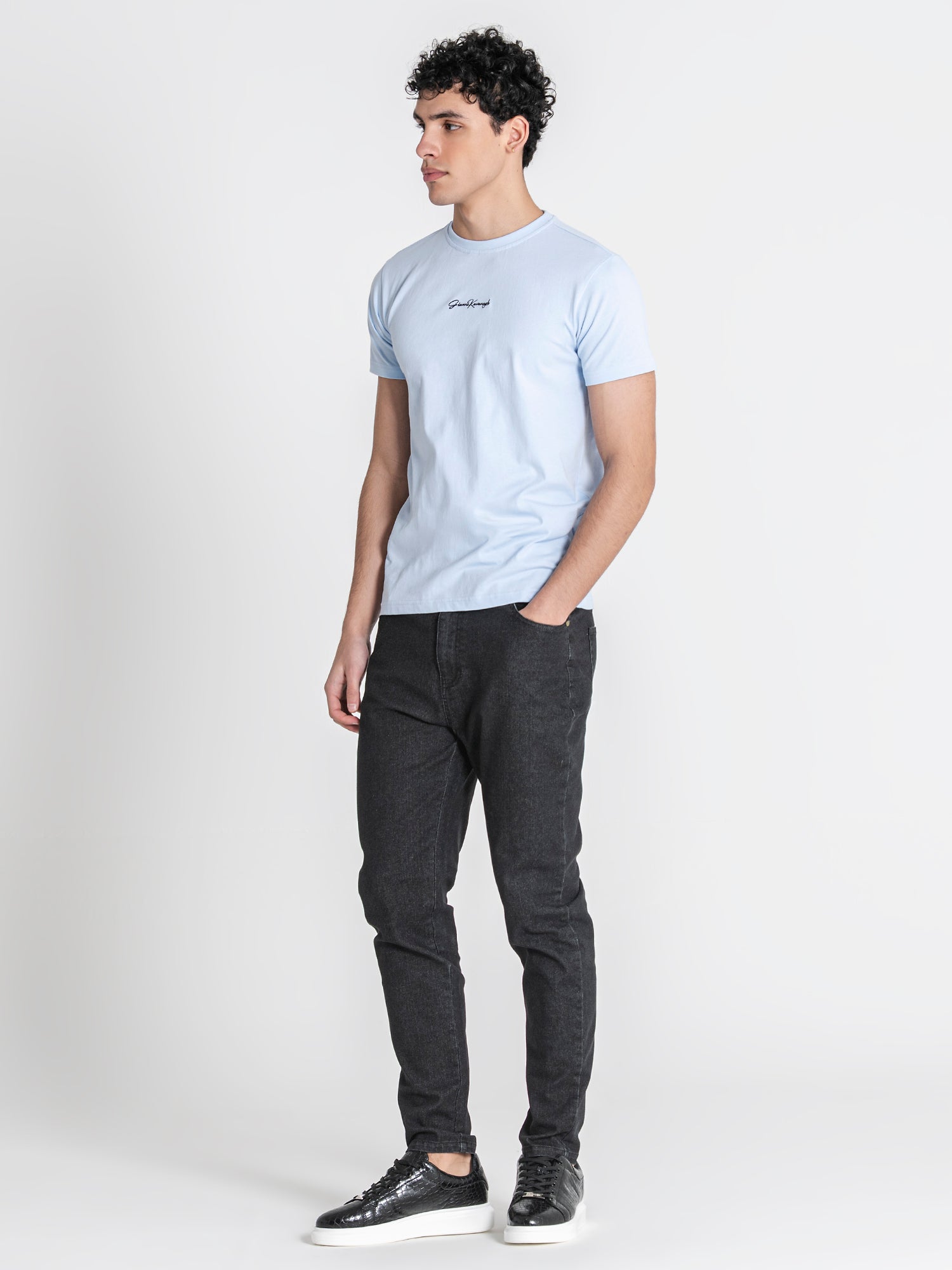 t-shirts / Light Blue Signature Tee