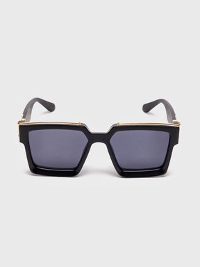 sunglasses / Black Matte Square Sunglasses