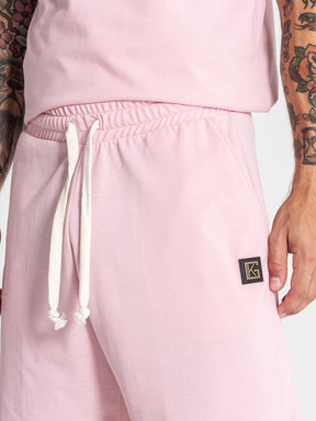 shorts / Light Pink Texture Shorts