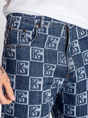 shorts / Light Blue Clone Denim Shorts