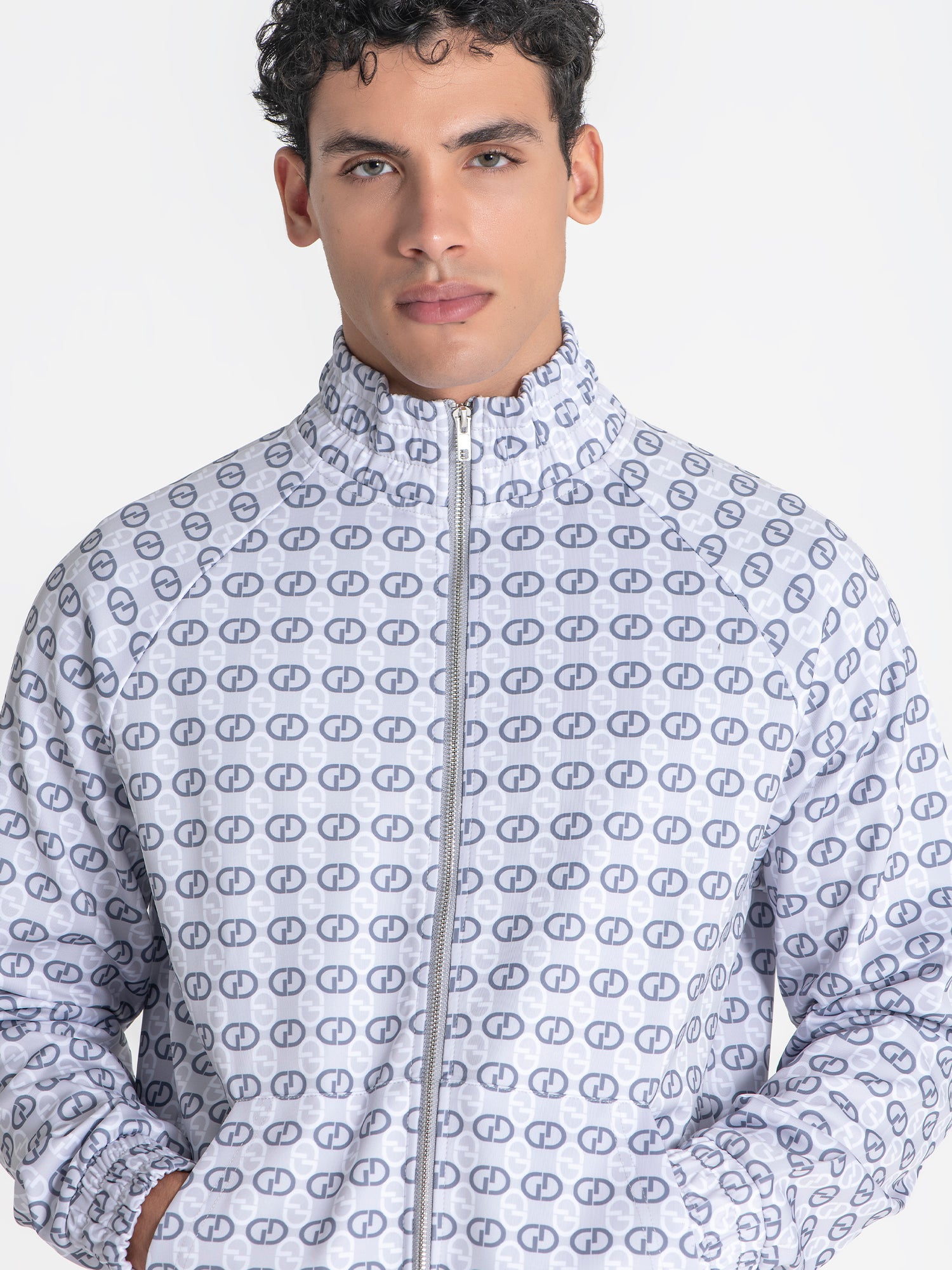 zip jackets / White GG Mania Zip Jacket