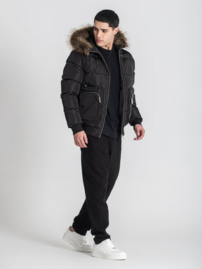 puffers / Black Utility Puffer Jacket