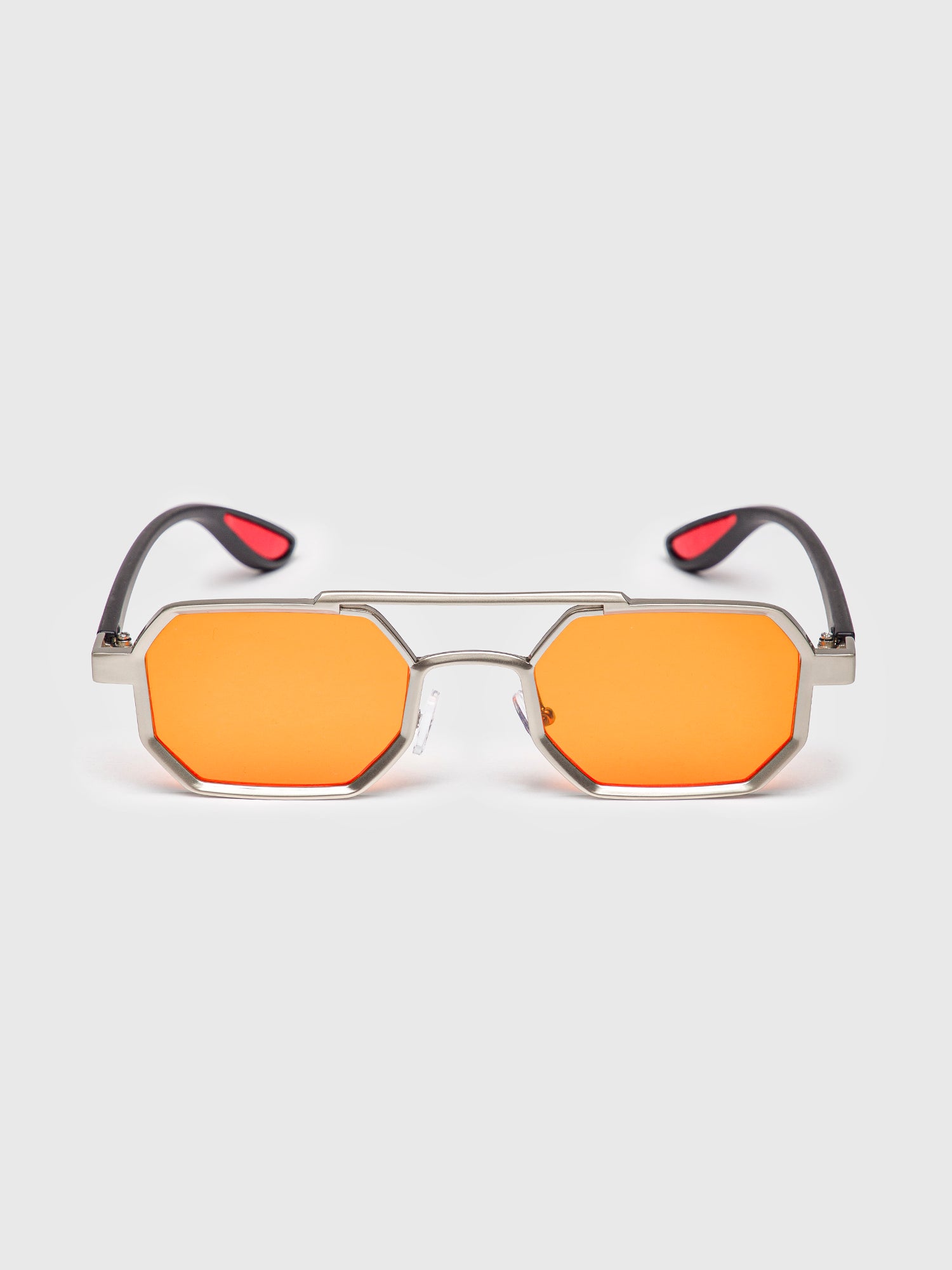 sunglasses / Orange Metal Sunglasses