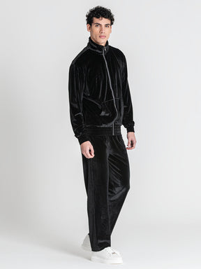 zip jackets / Black GK Tape Zip Jacket