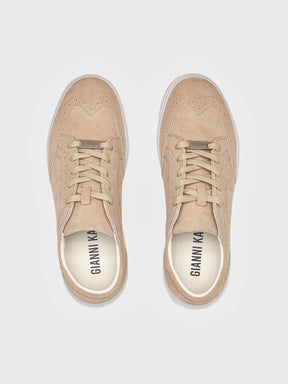 sneakers / Beige Dots Sneakers