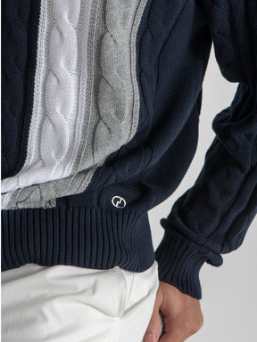sweats / Blue Triple Sweater
