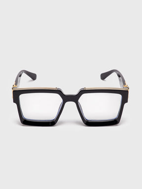 sunglasses / Black Clean Square Sunglasses