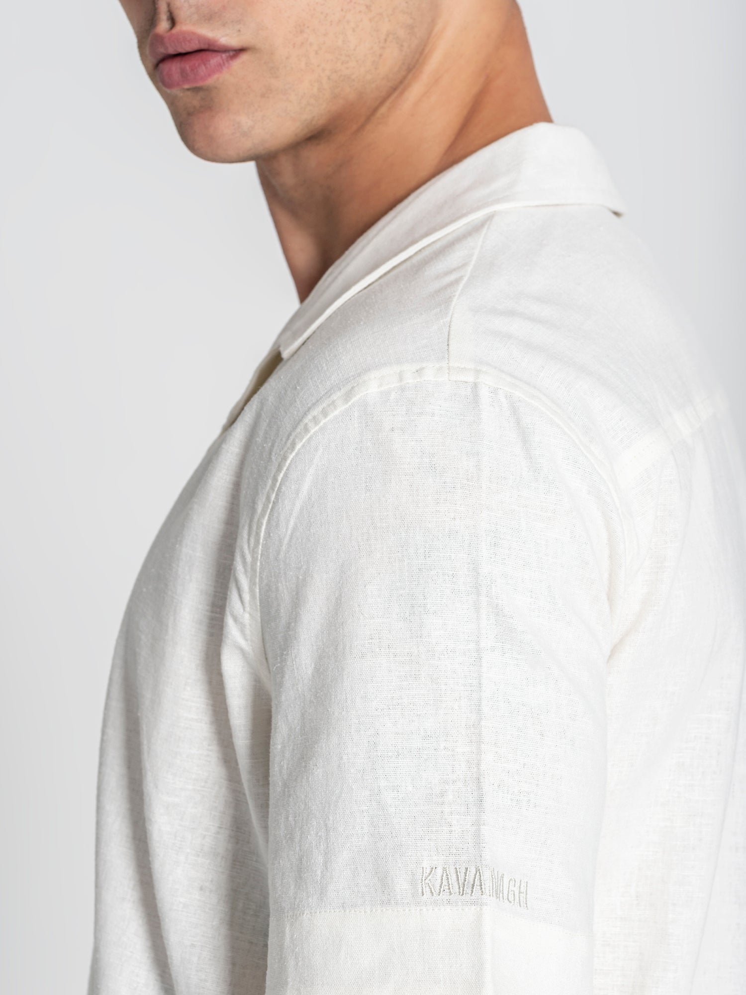 shirts / White Nature Linen Shirt