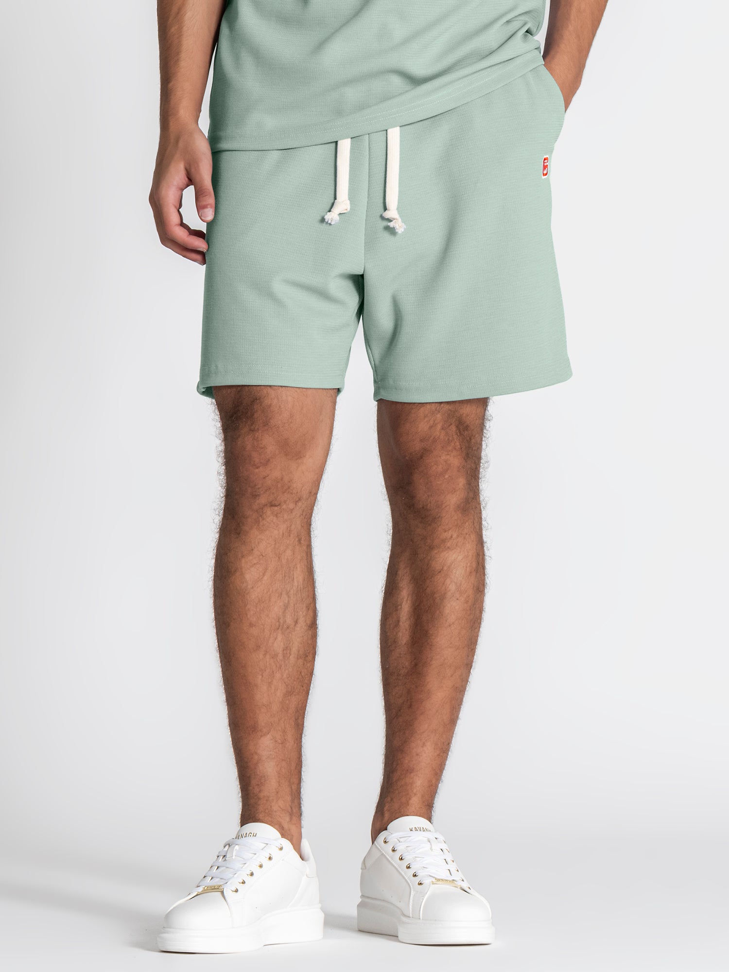 t-shirts / Green Grid Set