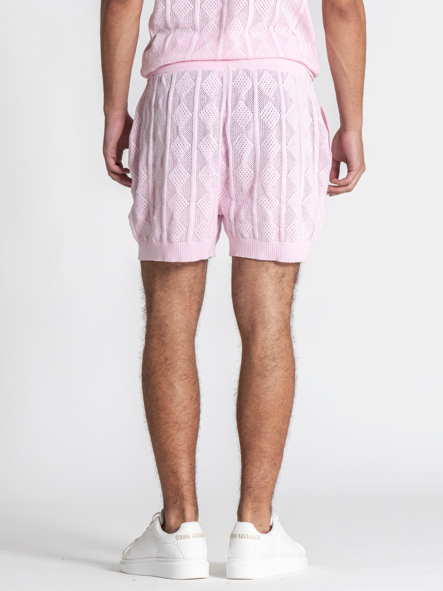 polos / Light Pink Identity Knit Set