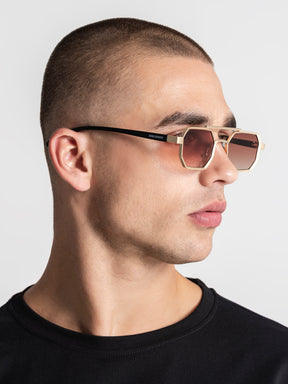 sunglasses / Gold Metal Sunglasses