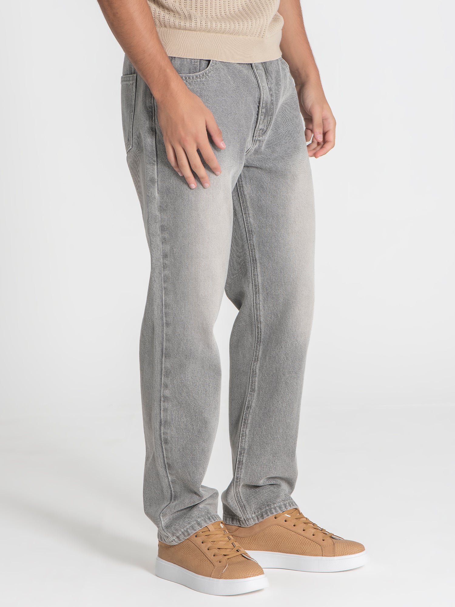 jeans / Grey Wash Jeans