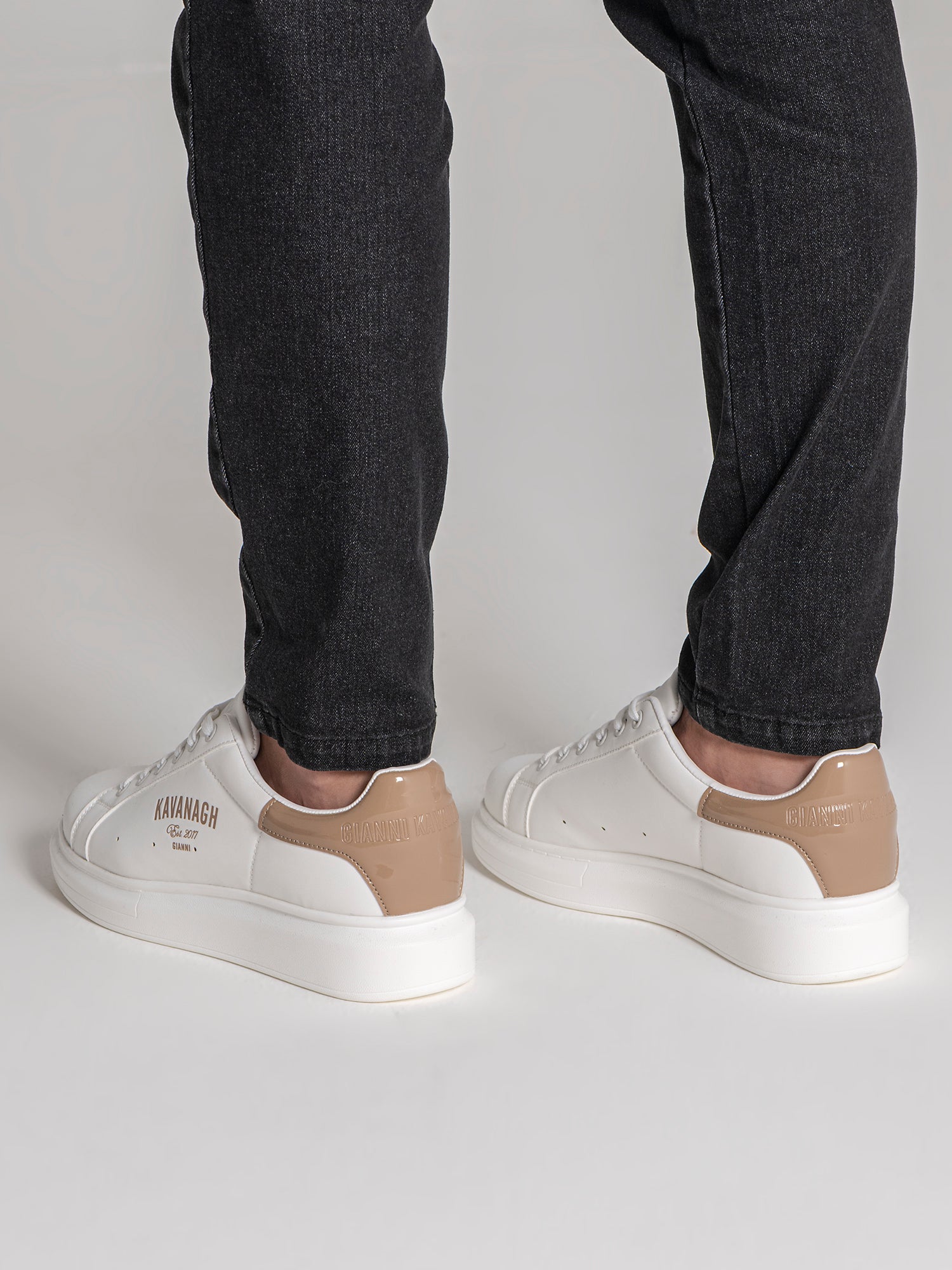 sneakers / Taupe Statement Sneakers