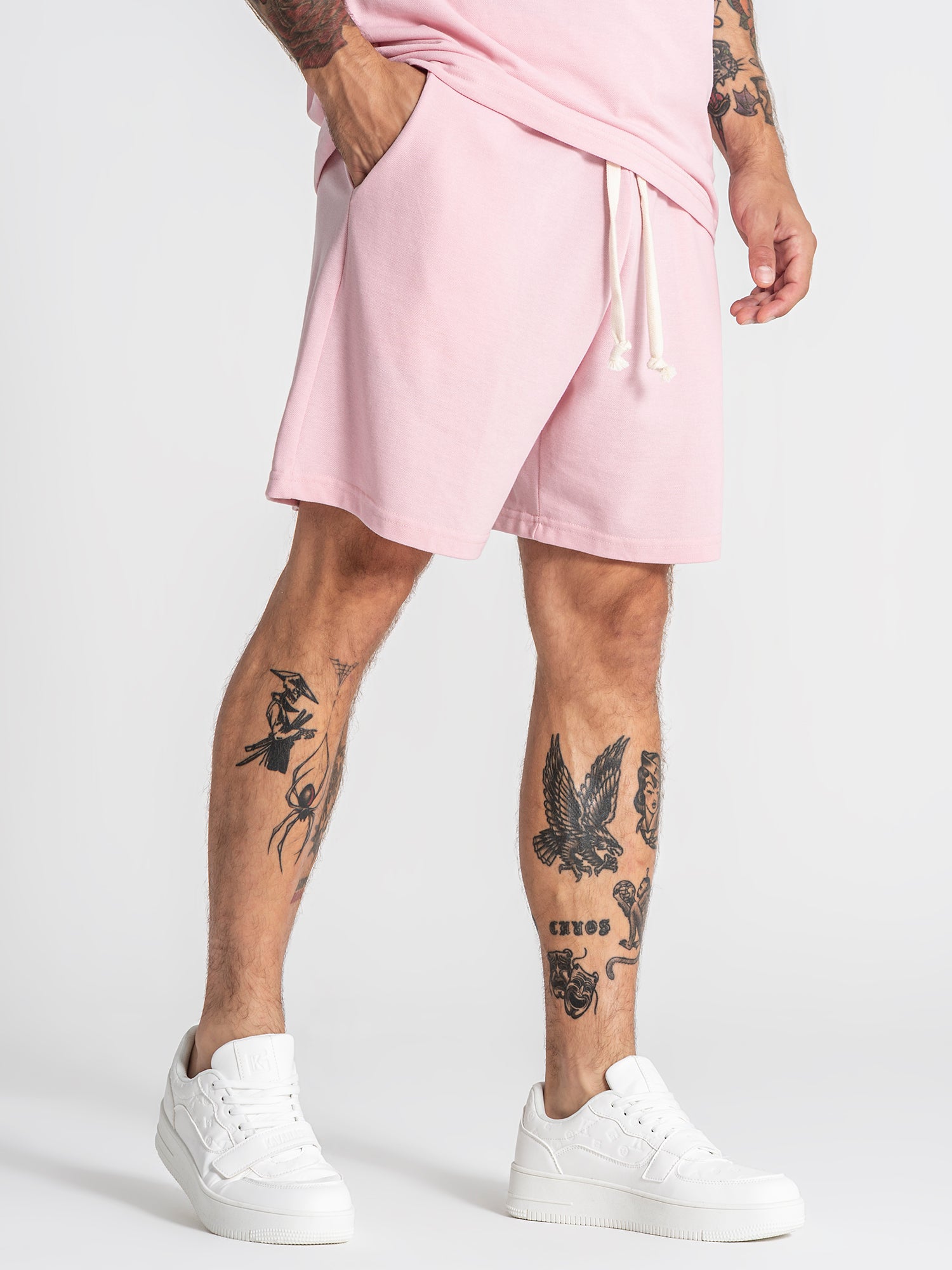 shorts / Light Pink Texture Shorts