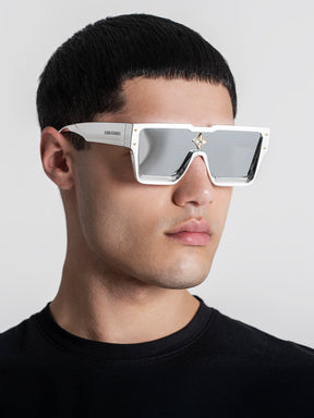 sunglasses / Silver Prisma Sunglasses