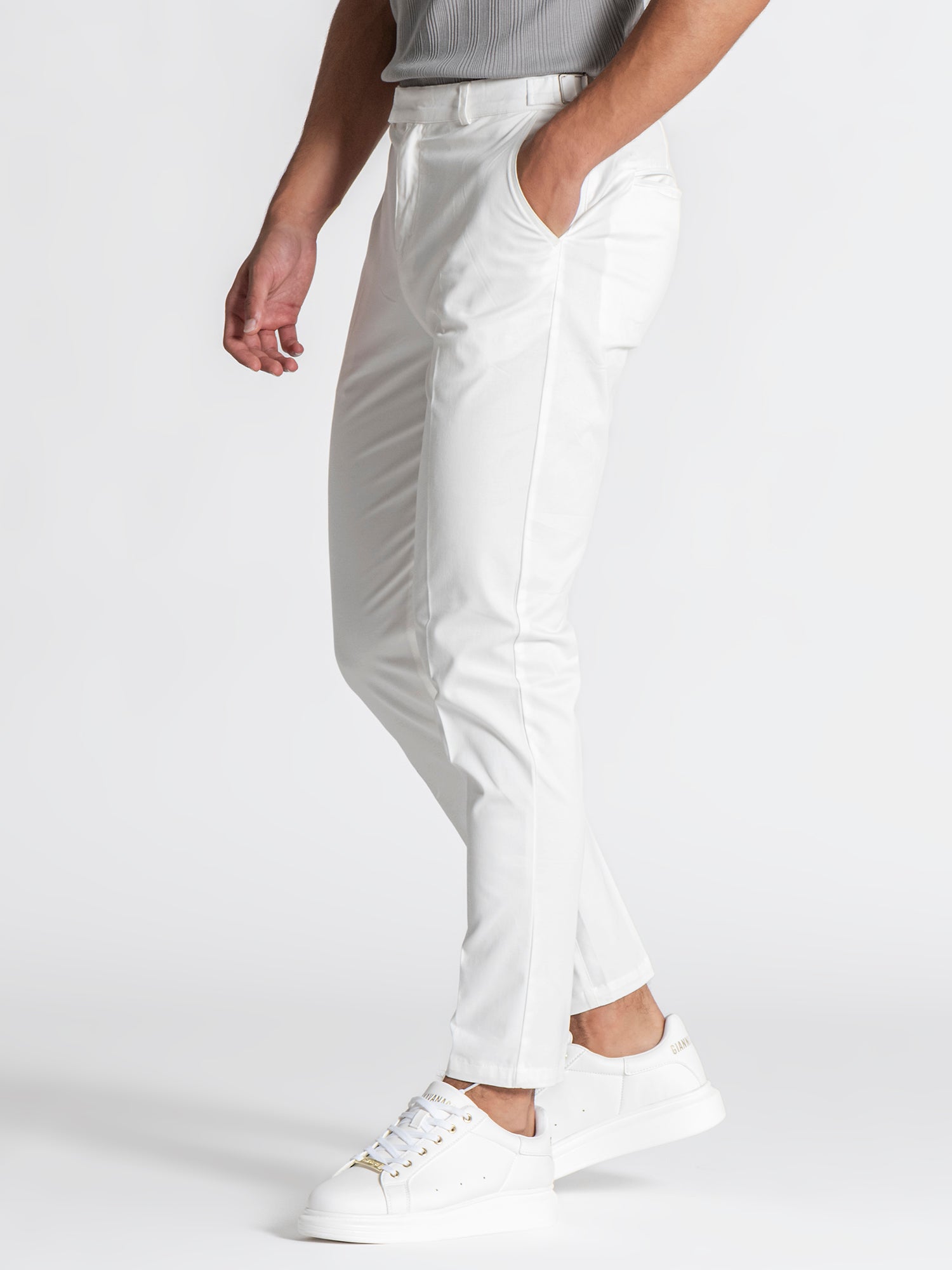 pants / White Lock Chino Pants