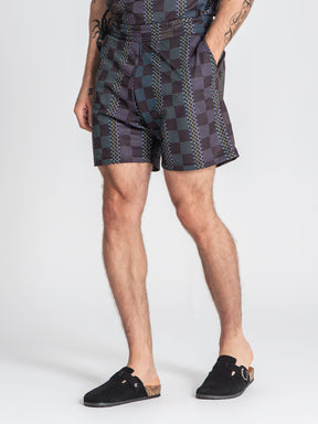 shorts / Multicolor Pixel Shorts