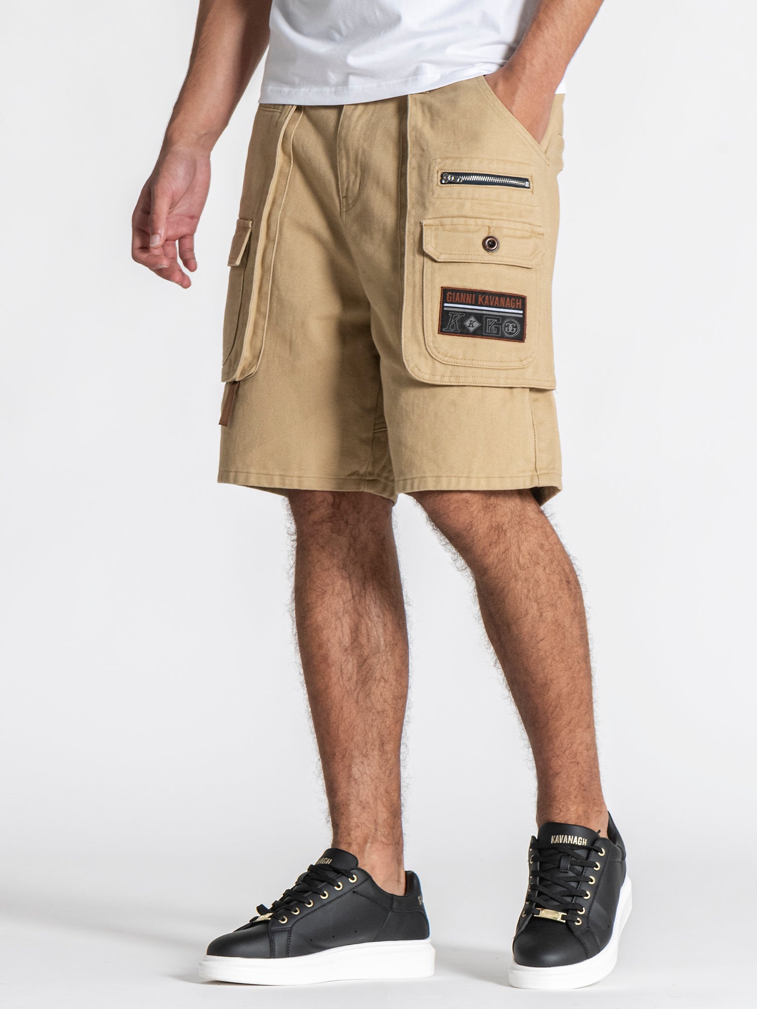 shorts / Beige Utility Cargo Shorts