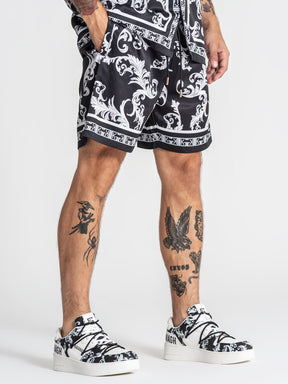 shorts / Black Majestic Satin Shorts