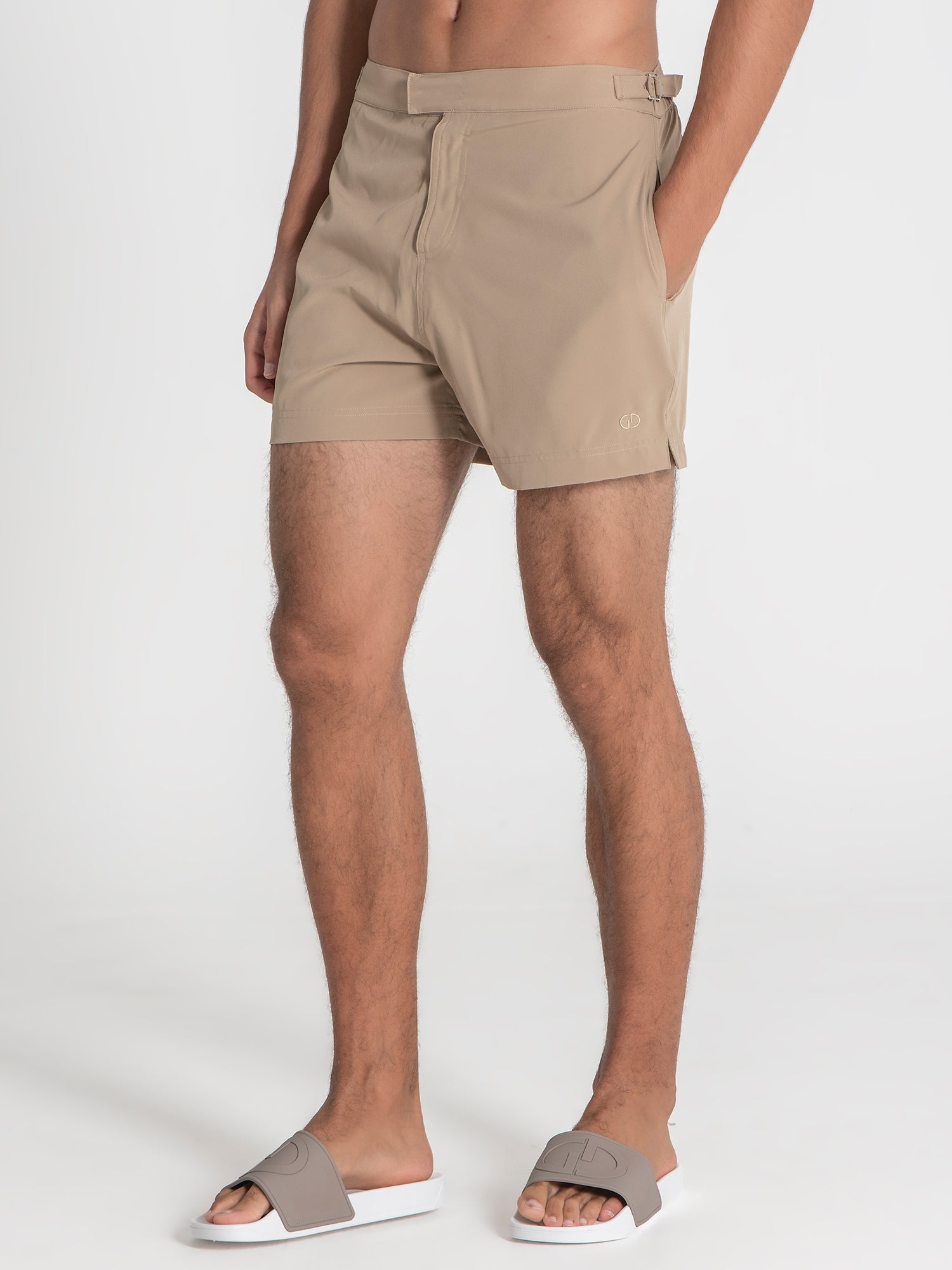 swimshorts / Taupe Lock Swimshorts