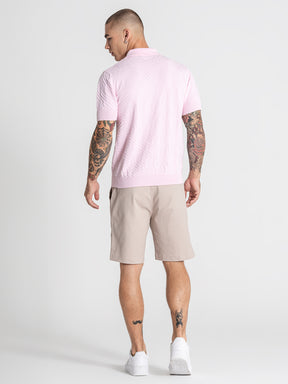 polos / Light Pink Classy Knit Polo