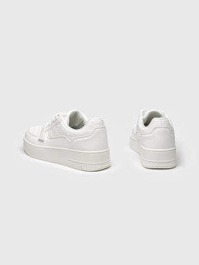 sneakers / White Logomania Velcro Sneakers